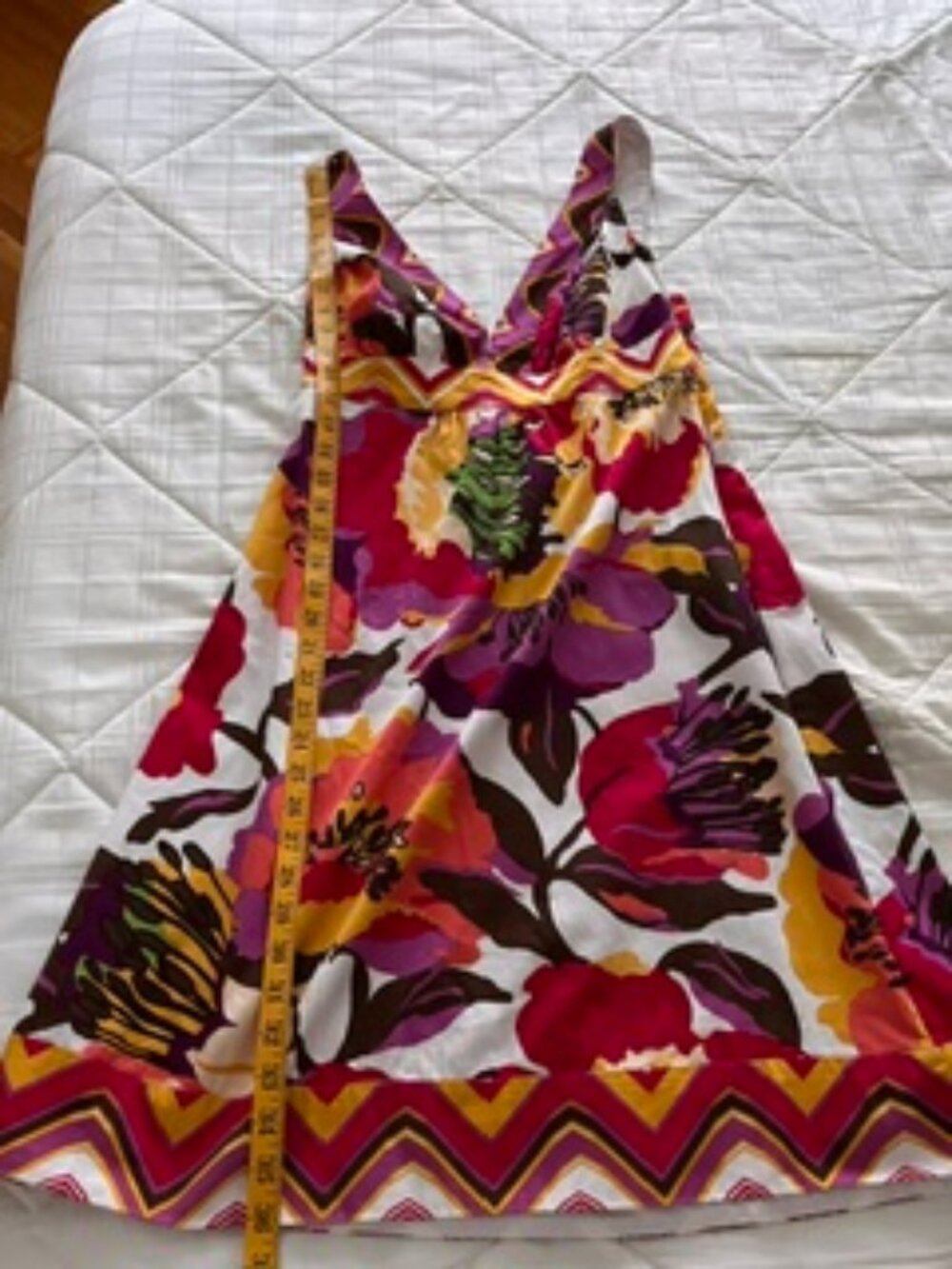 Cotton sundress, lined,